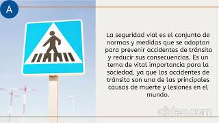 INTRODUCCION A LA SEGURIDAD VIAL [upl. by Ingrim]