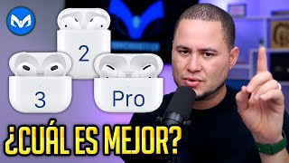 COMPARACION Airpods 3 vs Airpods Pro vs Airpods 2 [upl. by Bird]