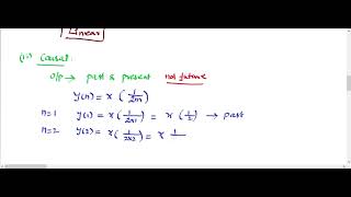 1Check the following systems are linear causal time invariant stable static [upl. by Cari]