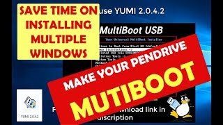 You can create Multiboot Pendrive  Multi OS disk  Install any ISO  YUMI  Ultimate Boot CD [upl. by Candide]