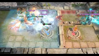 Watcher of Realms  AOE Arena  Boreas team Showcase [upl. by Saeger827]