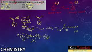 Organic Reagents Reagent used to prepare Benzoyl chloride from benzoic acid  must know all reagent [upl. by Silvain]