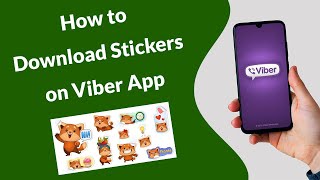 How to Download Stickers on Viber App [upl. by Daht365]