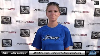 2026 Hailey Zollinger 383 GPA  Third Base 2nd Base amp Outfielder Recruiting Video  Sorcerer Wynn [upl. by Oehsen]