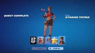 Unlock NOW 💥Dynamo TnTina💥 BATTLE PASS Skin In Fortnite Heres How [upl. by Nnanerak524]