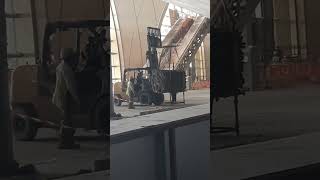 Forklift Scaffold Loading [upl. by Adama]