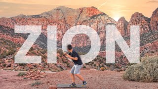 Disc Golfing in Zion  Springdale DGC [upl. by Eizzik576]