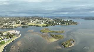 Mallacoota from Above A Serene Journey from Bastion Point to Coulls Inlet 5 Nov 2023 drone 4k [upl. by Assenal124]