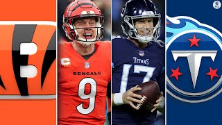 Bengals vs Titans NFL Divisional Round Betting Preview Best Bets Player Props  CBS Sports HQ [upl. by Herv]