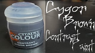 Cygor Brown Contrast Paint Demo [upl. by Akitan]