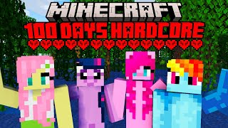 My Little Pony Plays 100 Days Hardcore Minecraft [upl. by Reemas]