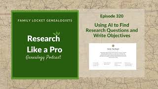 RLP 320 RLP with AI Research Questions and Objectives [upl. by Ateinotna950]