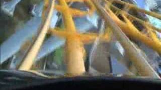 Dreamworld Cyclone on ride POV [upl. by Brook]