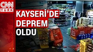 Kayseride 48 büyüklüğünde deprem oldu [upl. by Acinorej]