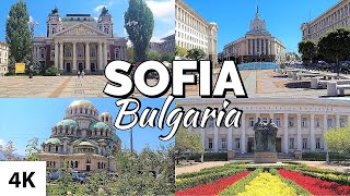 SOFIA CITY TOUR 4K  BULGARIA [upl. by Idnor954]