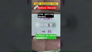 pregnancy test at 10 DPO results pregnantpregnancytest pregnancyshortsviral [upl. by Ettari]