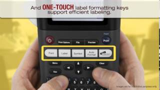 Takeitanywhere labeling with onetouch formatting  Brother PTH300 [upl. by Neilson386]