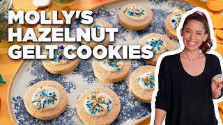 Molly Yehs Hazelnut Gelt Cookies  Girl Meets Farm  Food Network [upl. by Sinclare]