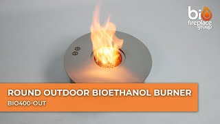 Large Round Outdoor Bioethanol Burner [upl. by Arrec212]