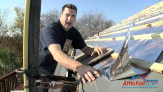 Metal Roofing And Radiant Barrier Foil Insulation [upl. by Tnomad]