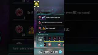 CYBER WEEK FREE REWARDS ❤️MITERIAL gaming pubg bgmifunny [upl. by Howlyn]