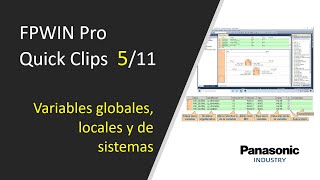 5 FPWIN Pro7 Variables globales locales y de sistemas [upl. by Danit]