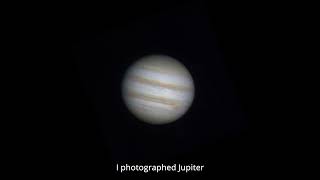 I photographed Jupiter and its Great Red Spot [upl. by Dolan346]