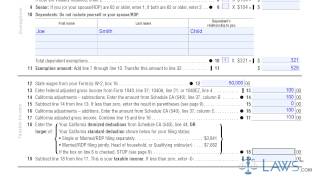 Form 540 California Resident Income Tax Return [upl. by Jopa]