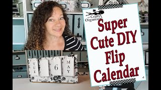 DIY Flip Calendar  4 options for you to make [upl. by Refotsirk361]