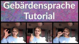 Gebärdensprache Tutorial  Farben Tiere Obst [upl. by Elianora311]