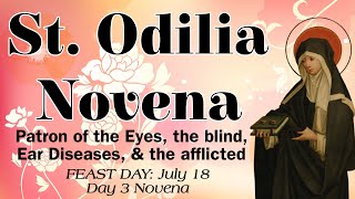 St Odilia Novena  Day 3  Patron of the Eyes the Blind Ear Diseases the Afflicted [upl. by Eninahs753]