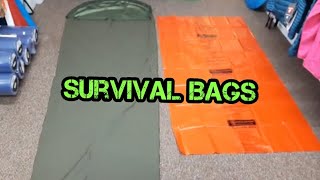 Bivi  Survival  Emergency Bags Review different types [upl. by Acired]