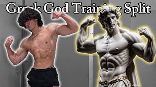 SECRET WORKOUT SPLIT FOR GREEK GOD AESTHETICS [upl. by Ariamoy783]