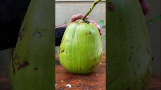 how to peel a hard coconut hardcoconut desiccatedcoconut 🌴🌴🌴🌴 [upl. by Auhsuoj]