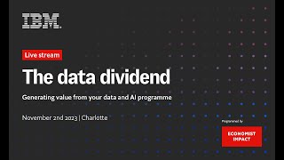 The data dividend generating value from your data and AI programme [upl. by Enram]