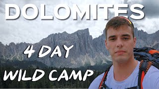 Dolomites 4 Day Wild Camp [upl. by Melba]