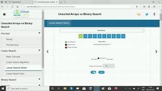 Linear Search Demo [upl. by Enimaj771]