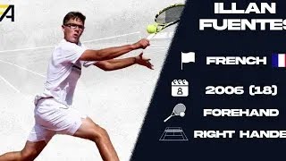 College Tennis recruiting video  Ilan Fuentes [upl. by Bekah]