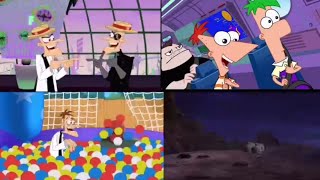 All Four Phineas And Ferb Movies At Once [upl. by Ugo360]