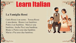 START TO UNDERSTAND ITALIAN  Italian Comprehensible Input  Italian by the Nature Method 1 [upl. by Adaran]