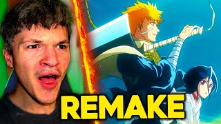 NEW BLEACH REMAKE REACTION  20TH ANNIVERSARY VIDEO [upl. by Udall]