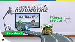 Banco Bci  Seguro Automotriz [upl. by Elleimac]