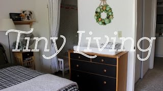 TINY LIVING  Family of 4 in ONE BEDROOM 😲 [upl. by Soisanahta]