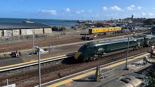 Night Riviera HSTs amp Network Rail 950001  Penzance 20082024 [upl. by Swope252]