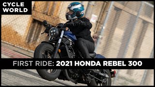 2021 Honda Rebel 300  First Ride [upl. by Kired]