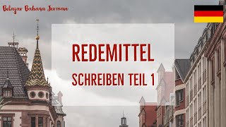 Redemittel Schreiben Teil 1 [upl. by Swan]