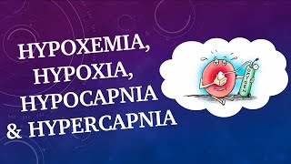 Hypoxemia hypoxia hypocapnia amp hypercapnia [upl. by Aloin]