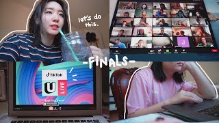 finals week but its online amp i dont care anymore  spring 2020 exam study vlog [upl. by Naugal]