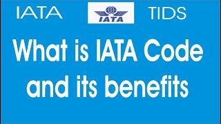 What is IATA Code for travel agency  What is IATA TIDS and its benefits [upl. by Anirazc]