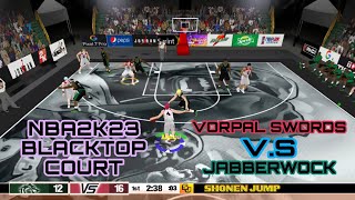 Vorpal Swords Vs Jabberwock  NBA2K14 Kuroko Mod AndroidPc  NBA2k23 Blacktop Court [upl. by Auqenahs]